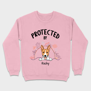 Customizable Pet T-Shirt - Protected by Name | Personalize with 89Prints