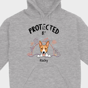 Customizable Pet T-Shirt - Protected by Name | Personalize with 89Prints