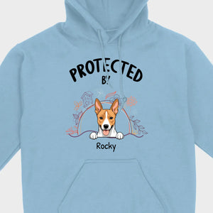 Customizable Pet T-Shirt - Protected by Name | Personalize with 89Prints