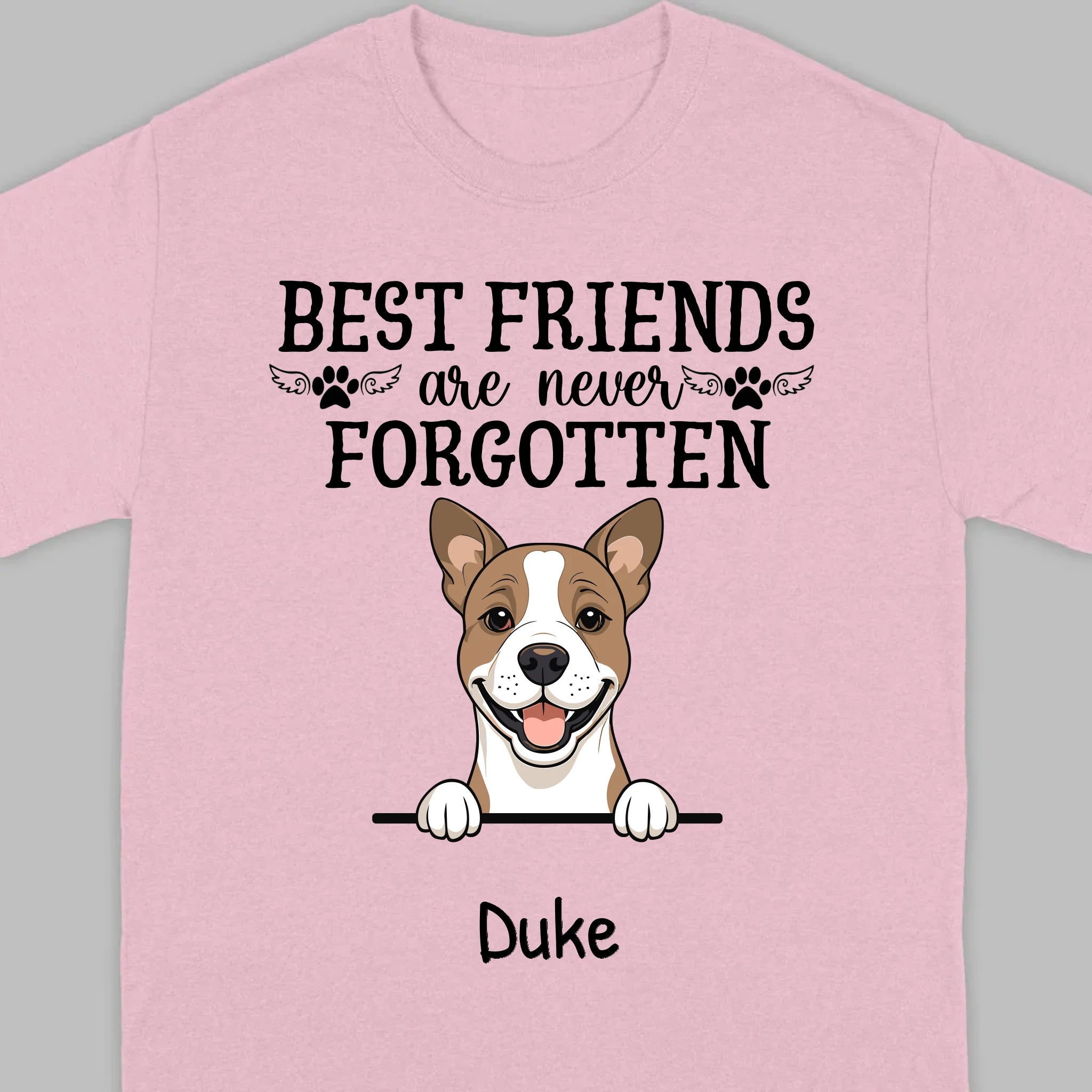 Custom Dog T-Shirts - Honor Unforgettable Bonds with Personalized Names & Icons | 89Prints
