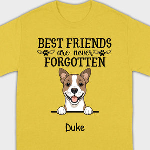 Custom Dog T-Shirts - Honor Unforgettable Bonds with Personalized Names & Icons | 89Prints