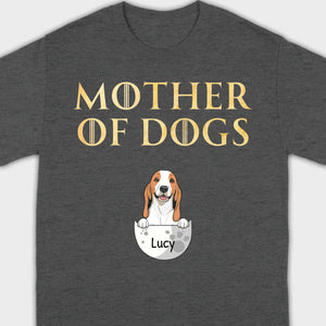 Mother of Dogs Custom T-Shirt with Personalized Dog Icon – 89Prints