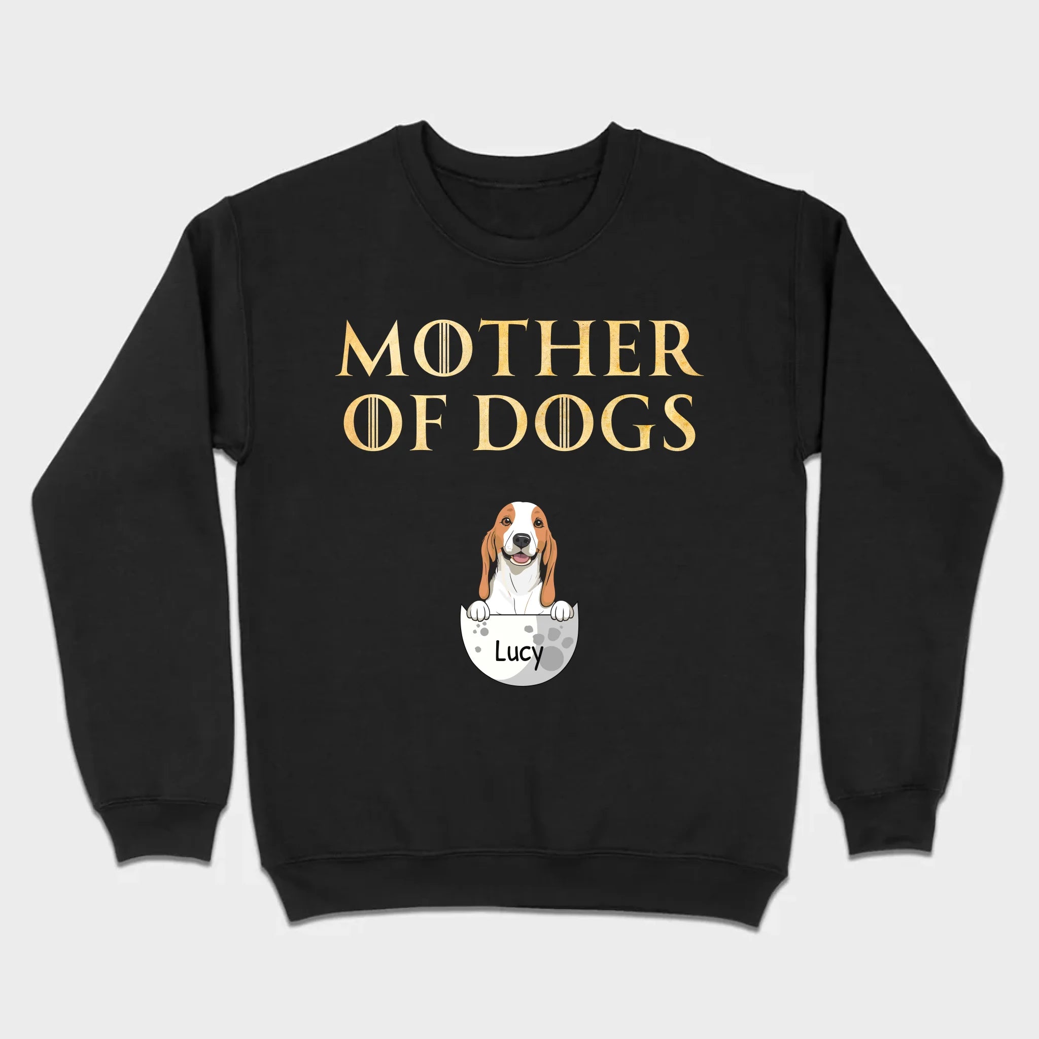 Mother of Dogs Custom T-Shirt with Personalized Dog Icon – 89Prints