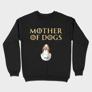 Mother of Dogs Custom T-Shirt with Personalized Dog Icon – 89Prints