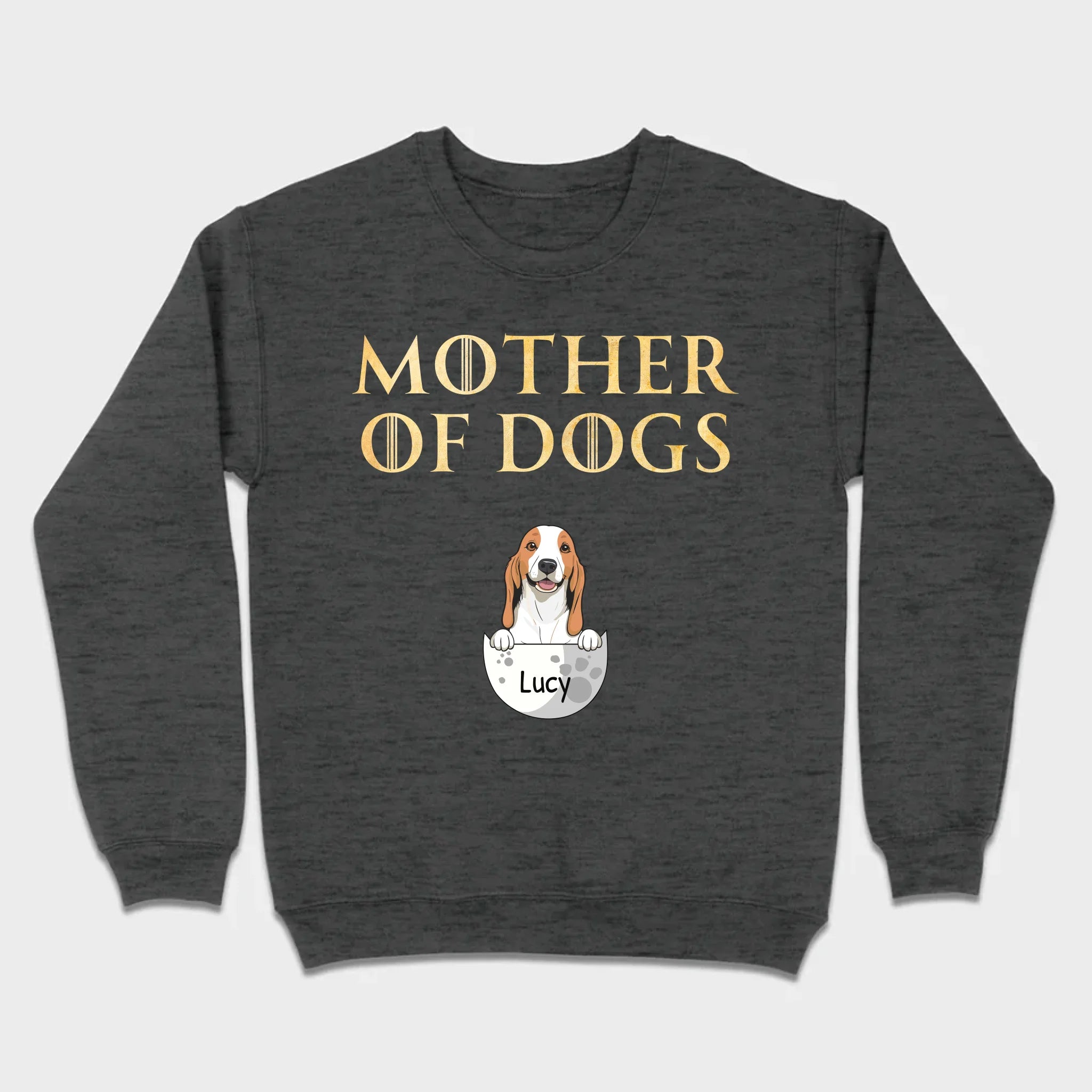 Mother of Dogs Custom T-Shirt with Personalized Dog Icon – 89Prints