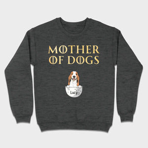 Mother of Dogs Custom T-Shirt with Personalized Dog Icon – 89Prints