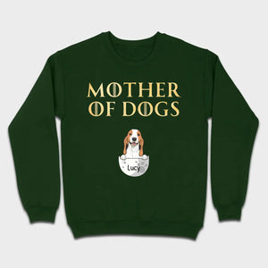 Mother of Dogs Custom T-Shirt with Personalized Dog Icon – 89Prints
