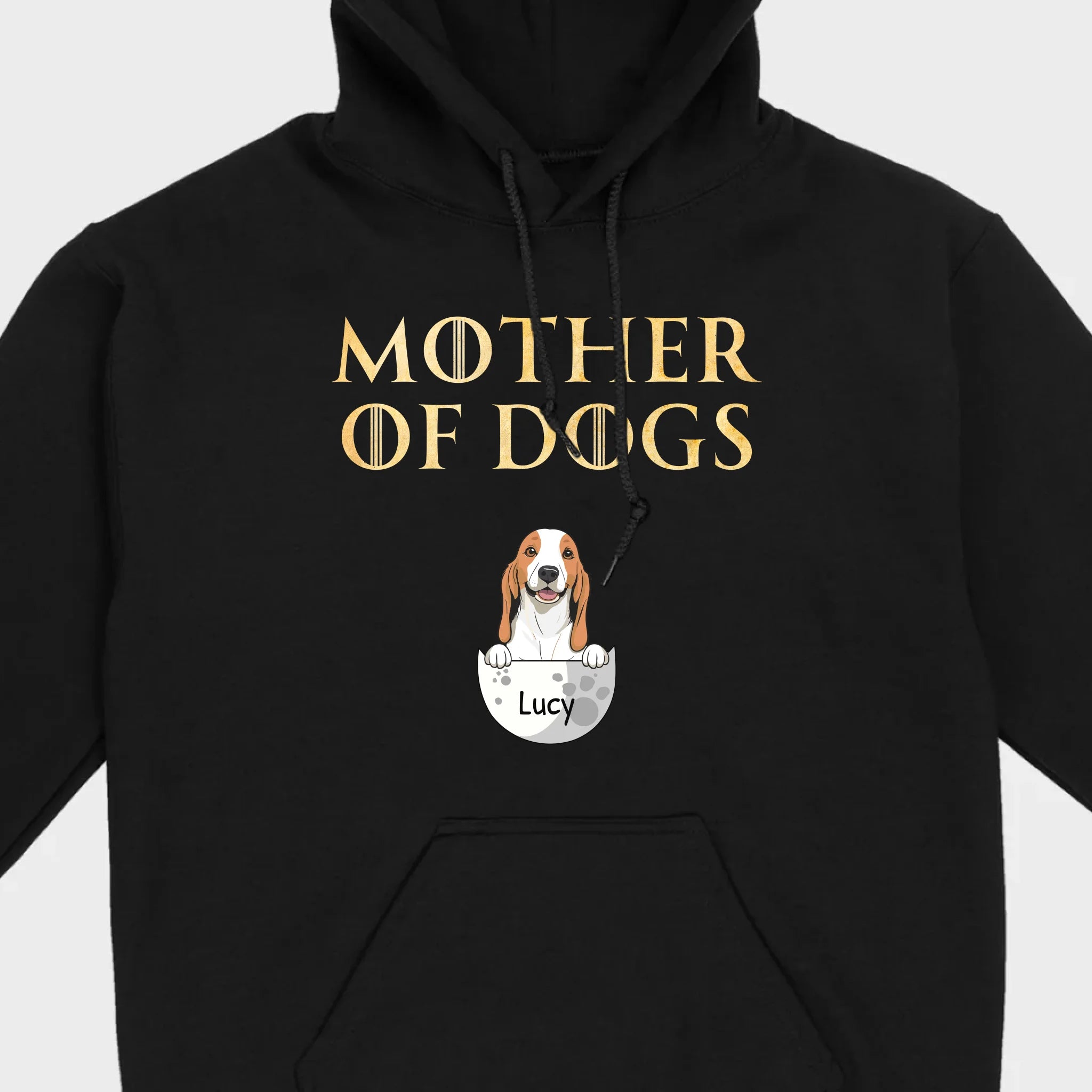 Mother of Dogs Custom T-Shirt with Personalized Dog Icon – 89Prints