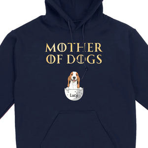 Mother of Dogs Custom T-Shirt with Personalized Dog Icon – 89Prints