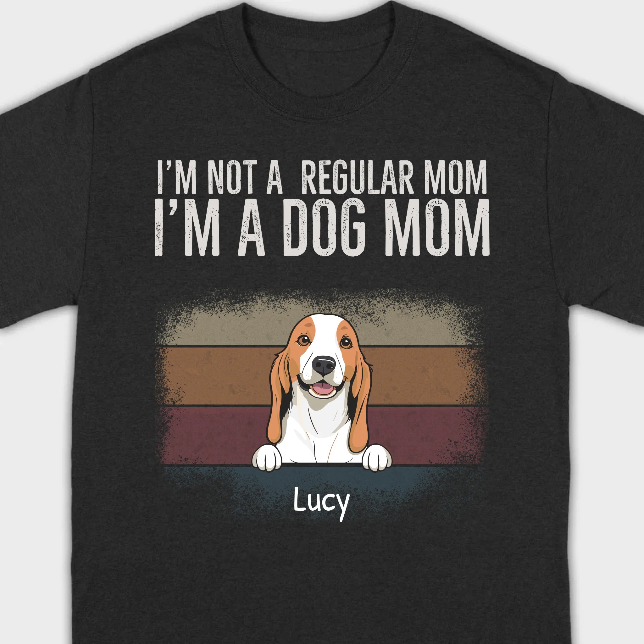 Proud Dog Mom T-Shirt – Custom Icons & Names by 89Prints