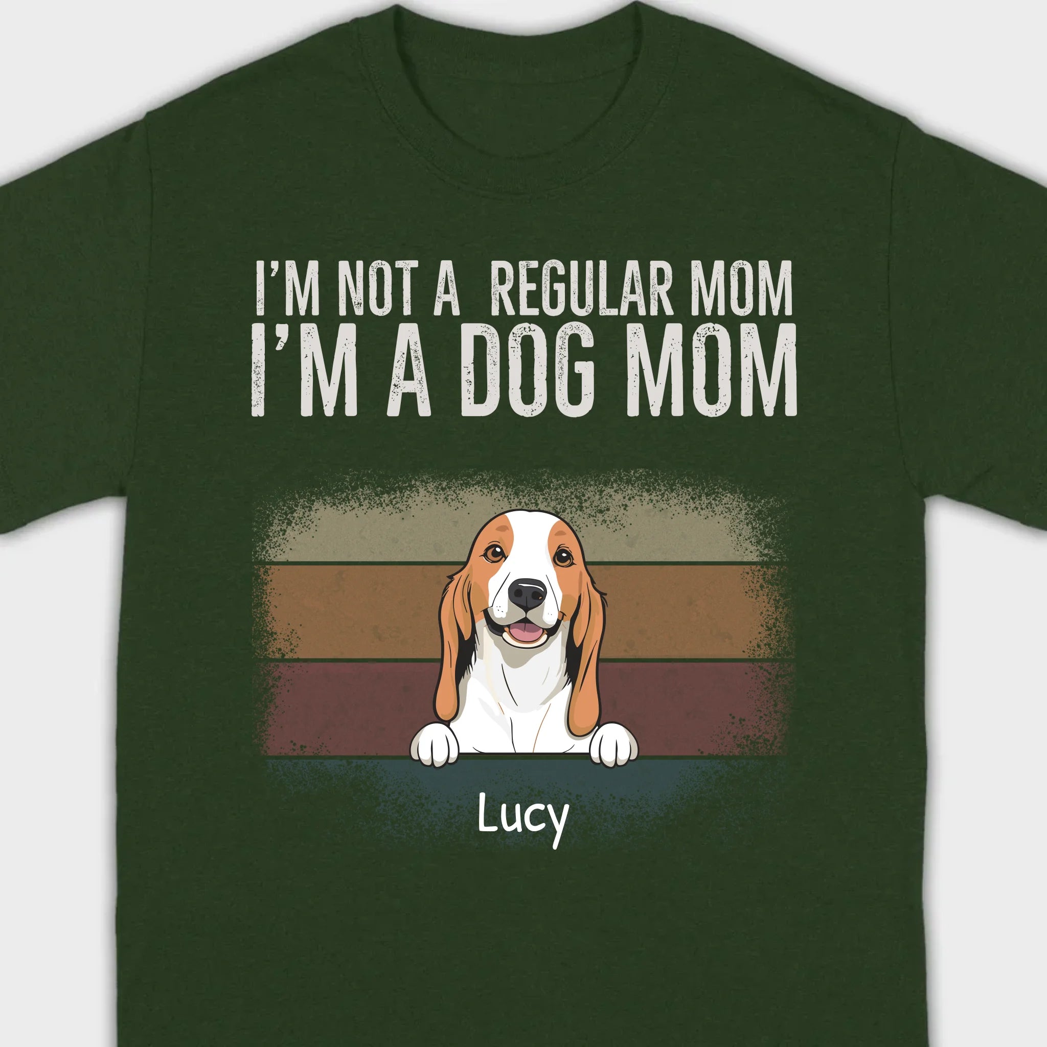 Proud Dog Mom T-Shirt – Custom Icons & Names by 89Prints