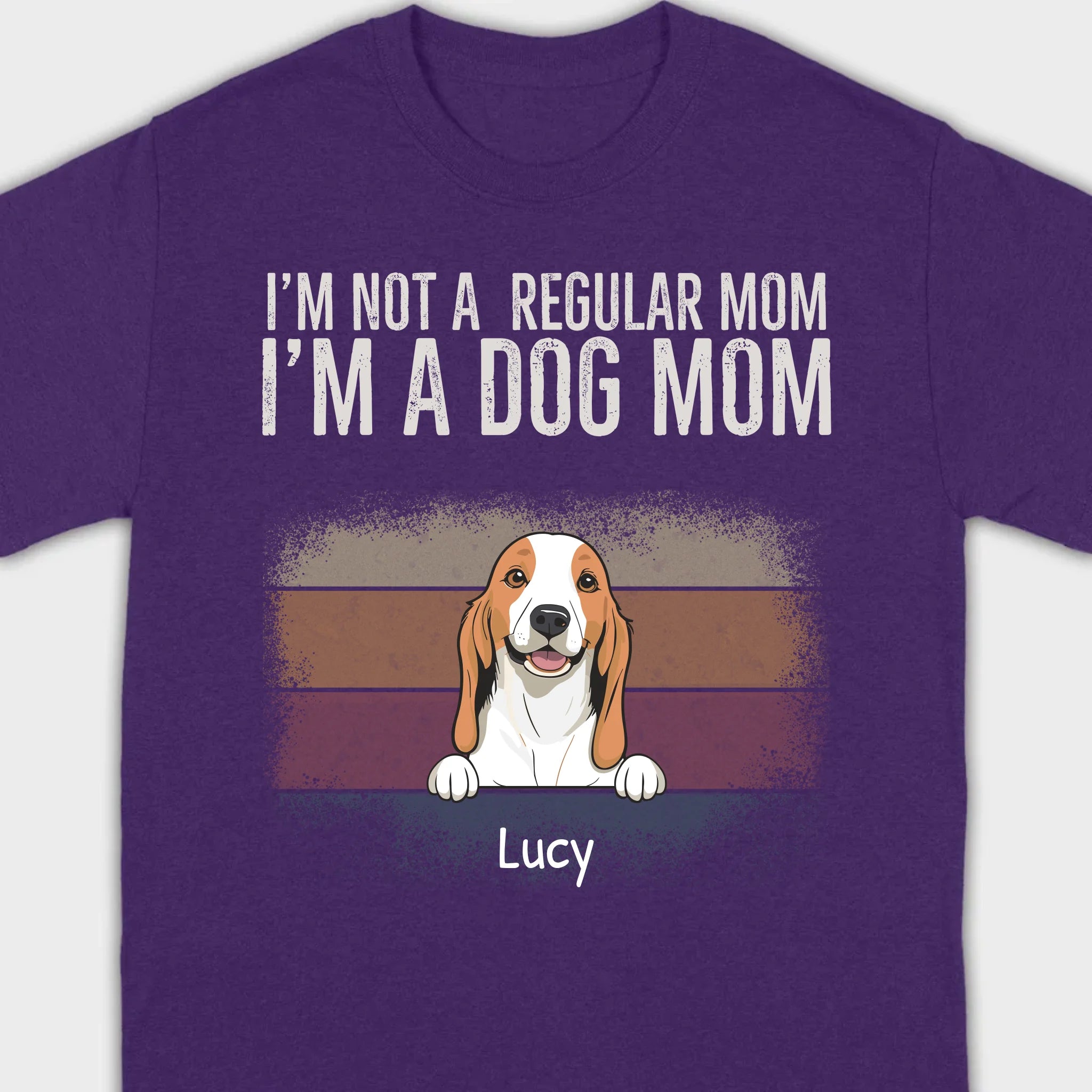 Proud Dog Mom T-Shirt – Custom Icons & Names by 89Prints