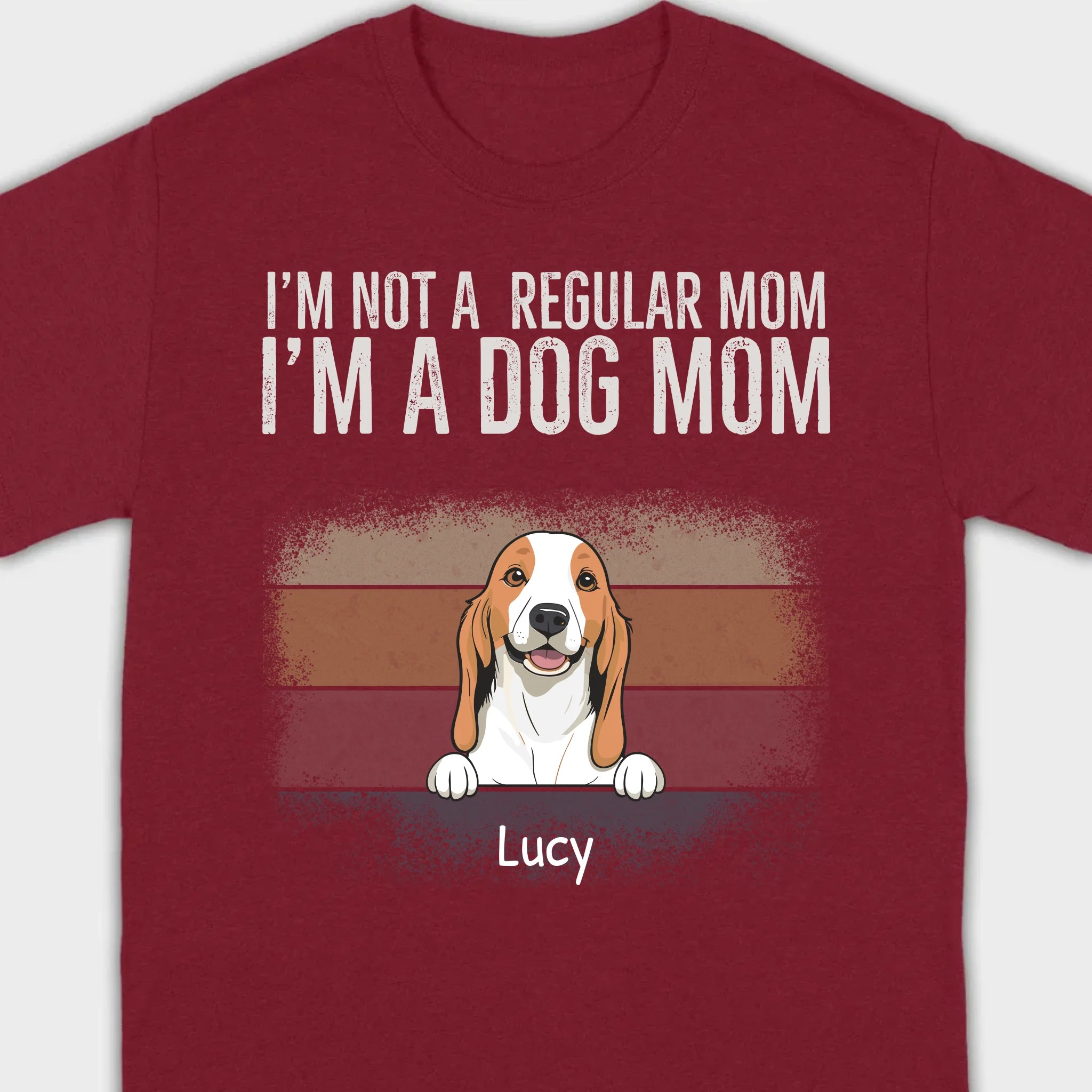 Proud Dog Mom T-Shirt – Custom Icons & Names by 89Prints