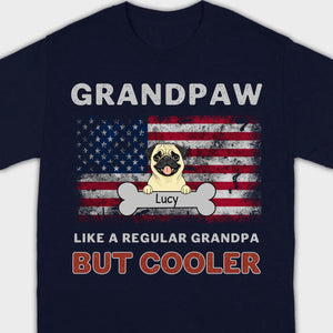 Grandpaw T-Shirt: Coolest Grandpa with Custom Dog Icons – 89Prints