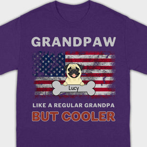 Grandpaw T-Shirt: Coolest Grandpa with Custom Dog Icons – 89Prints