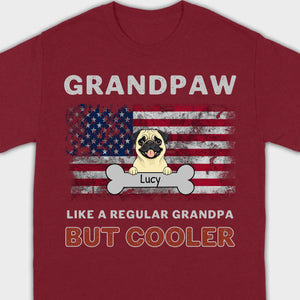 Grandpaw T-Shirt: Coolest Grandpa with Custom Dog Icons – 89Prints