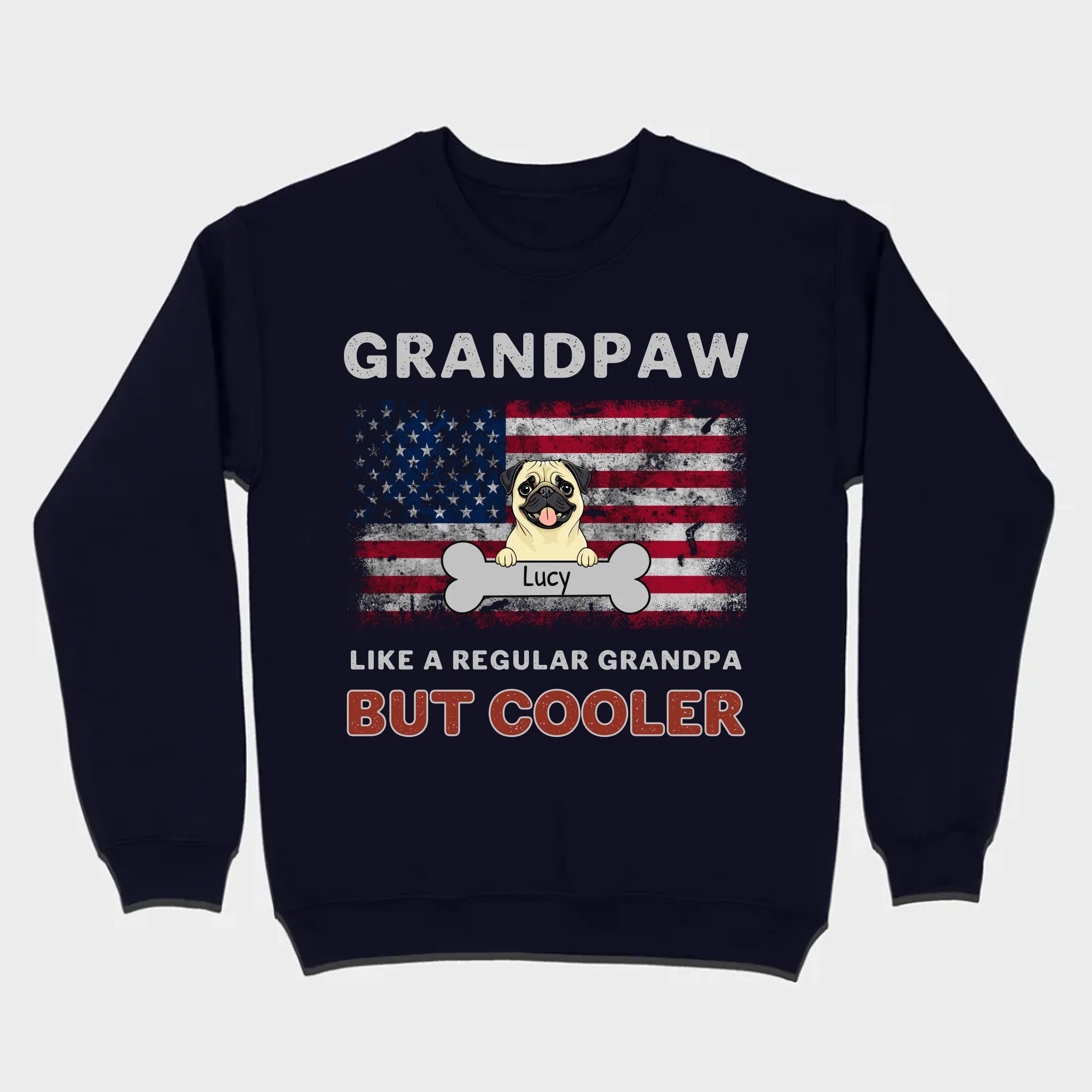 Grandpaw T-Shirt: Coolest Grandpa with Custom Dog Icons – 89Prints