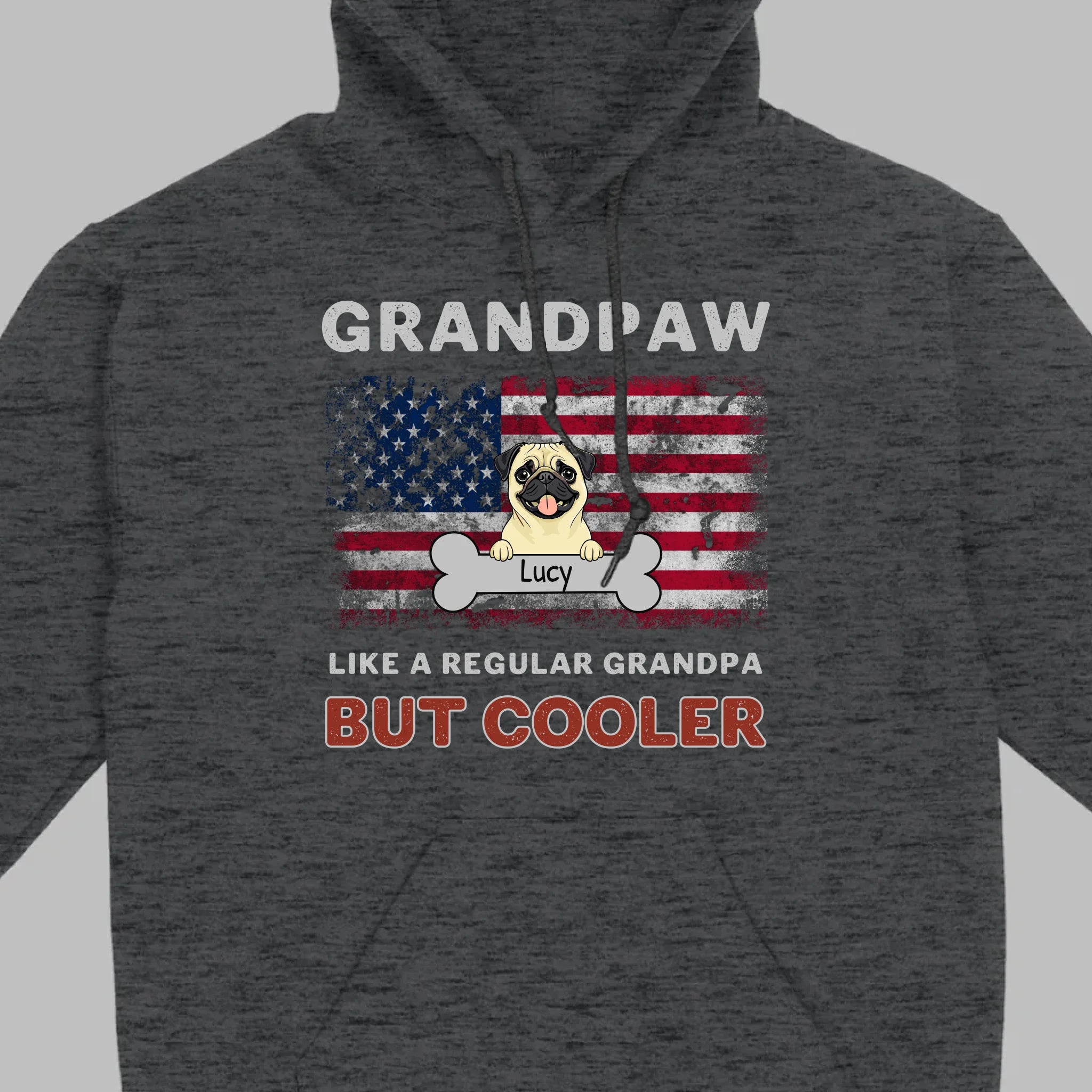 Grandpaw T-Shirt: Coolest Grandpa with Custom Dog Icons – 89Prints