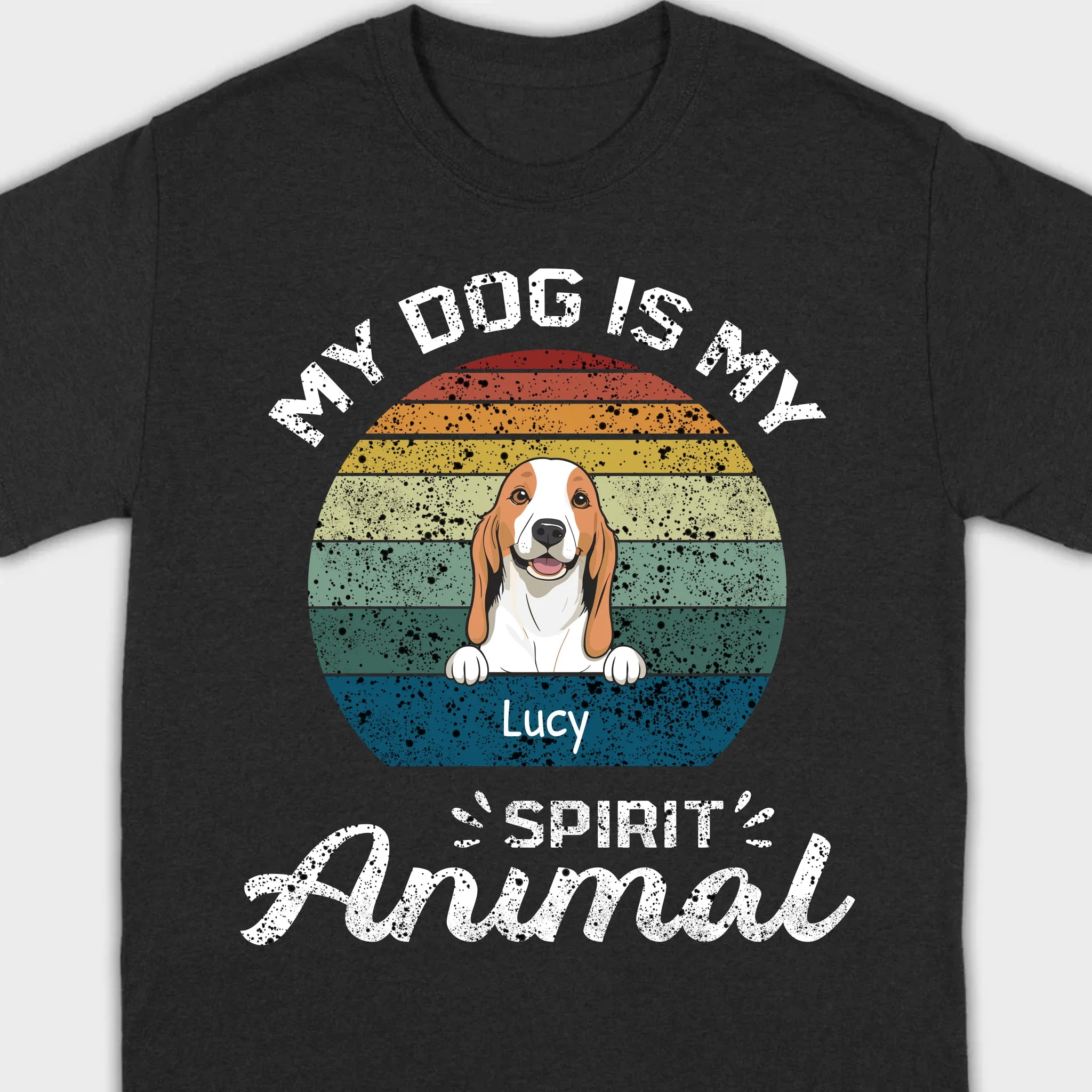 My Dog Is My Spirit Animal T-Shirt – Custom Names & Icons by 89Prints