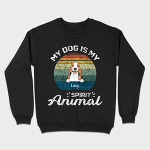 My Dog Is My Spirit Animal T-Shirt – Custom Names & Icons by 89Prints