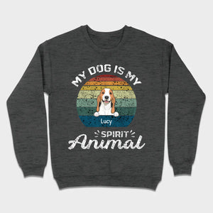My Dog Is My Spirit Animal T-Shirt – Custom Names & Icons by 89Prints