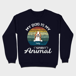 My Dog Is My Spirit Animal T-Shirt – Custom Names & Icons by 89Prints