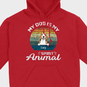 My Dog Is My Spirit Animal T-Shirt – Custom Names & Icons by 89Prints