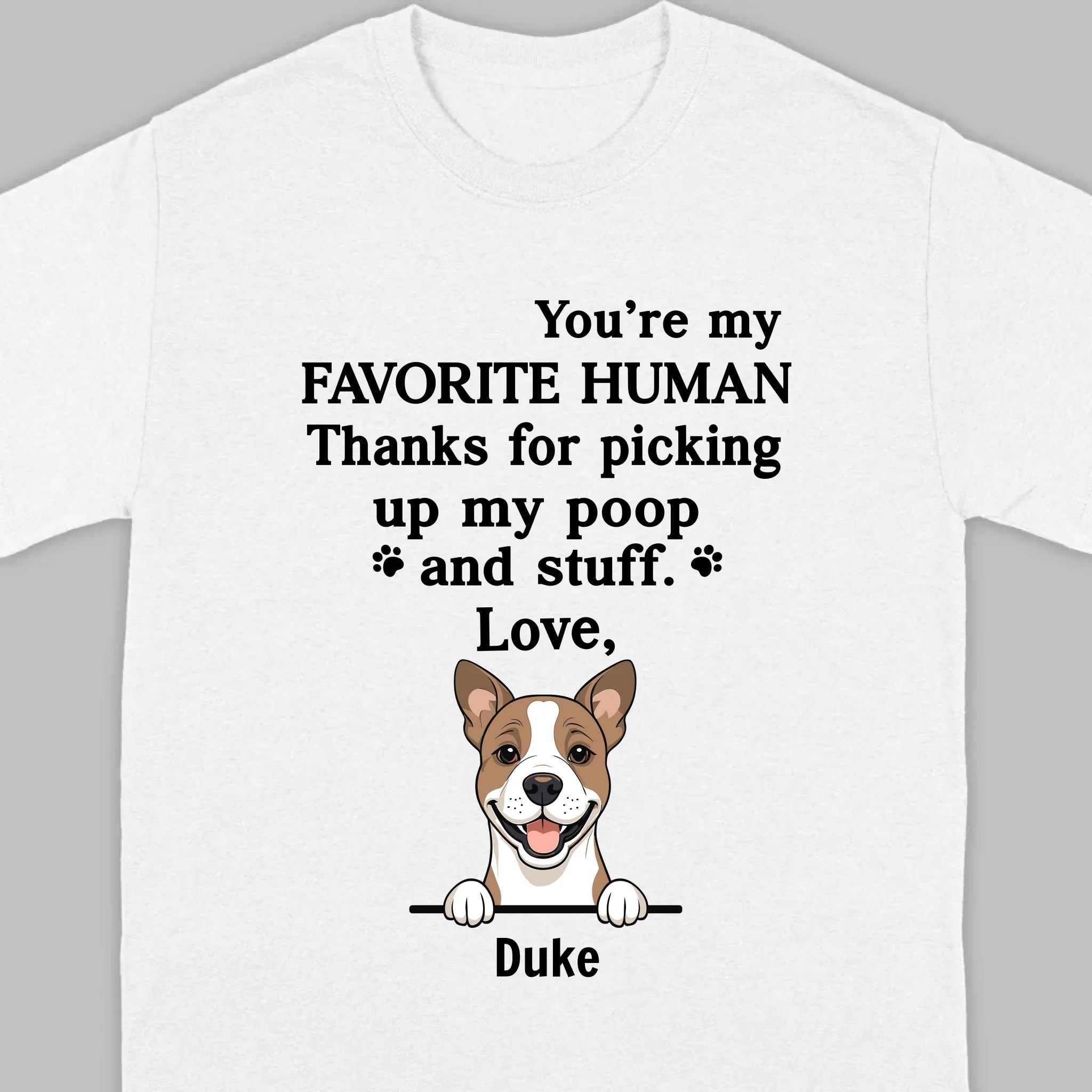Custom Dog T-Shirt for Pet Dads - Funny and Personalized by 89Prints