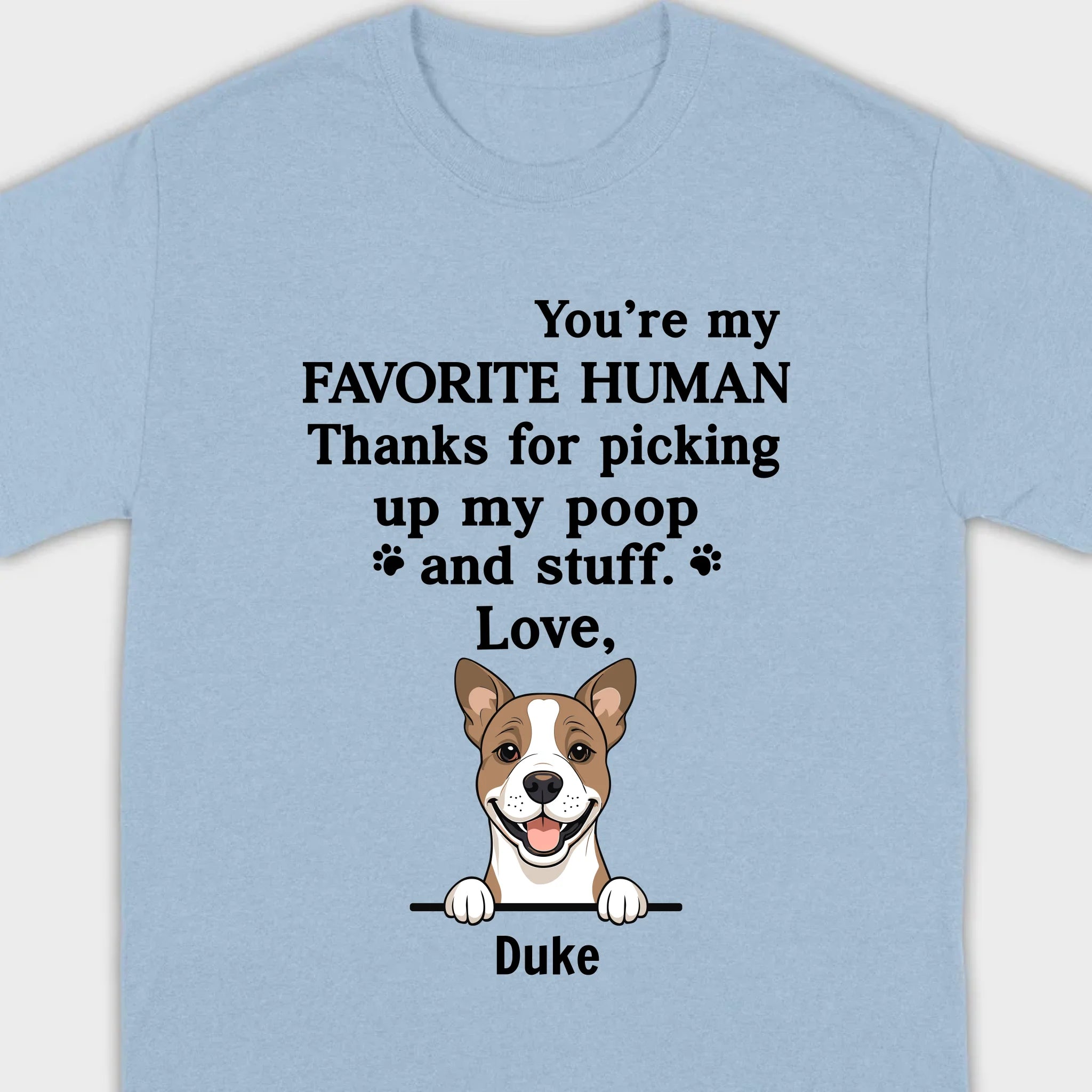 Custom Dog T-Shirt for Pet Dads - Funny and Personalized by 89Prints