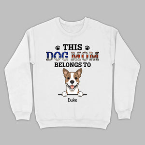 Personalized 'This Dog Mom/Dad Belongs To' T-Shirt – Customizable – 89Prints
