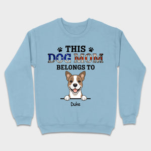 Personalized 'This Dog Mom/Dad Belongs To' T-Shirt – Customizable – 89Prints
