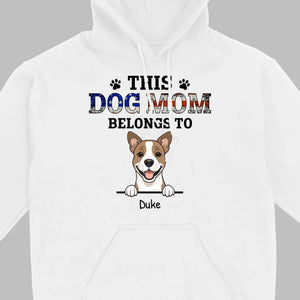 Personalized 'This Dog Mom/Dad Belongs To' T-Shirt – Customizable – 89Prints