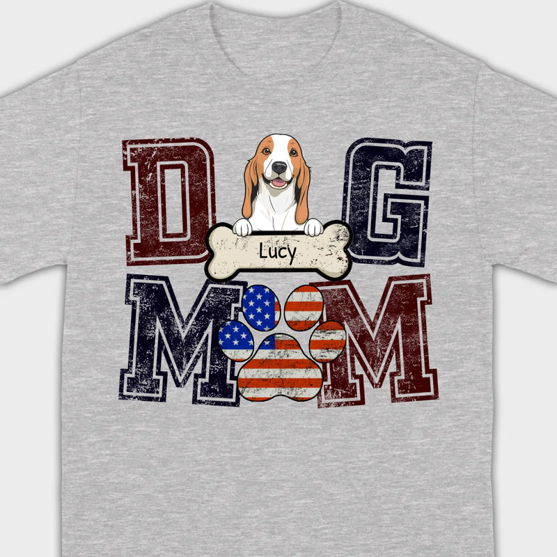 Custom Dog Mom/Dad T-Shirt – Personalize with Your Pet’s Name – 89Prints