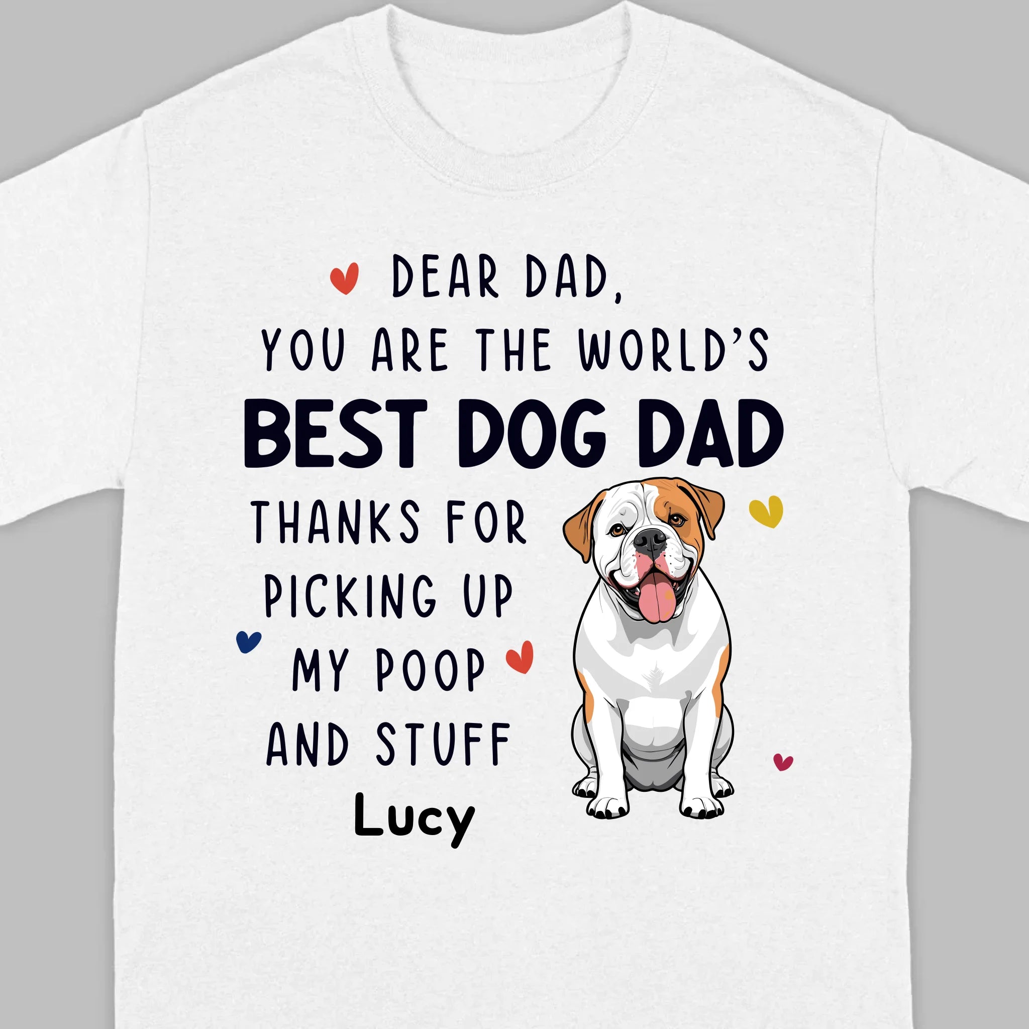 World’s Best Dog T-Shirt – Personalized Love from Your Pet – 89Prints
