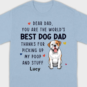 World’s Best Dog T-Shirt – Personalized Love from Your Pet – 89Prints