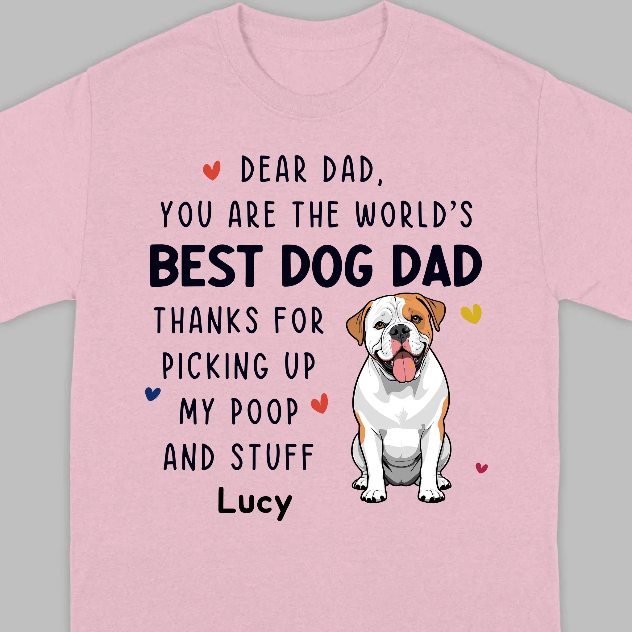 World’s Best Dog T-Shirt – Personalized Love from Your Pet – 89Prints