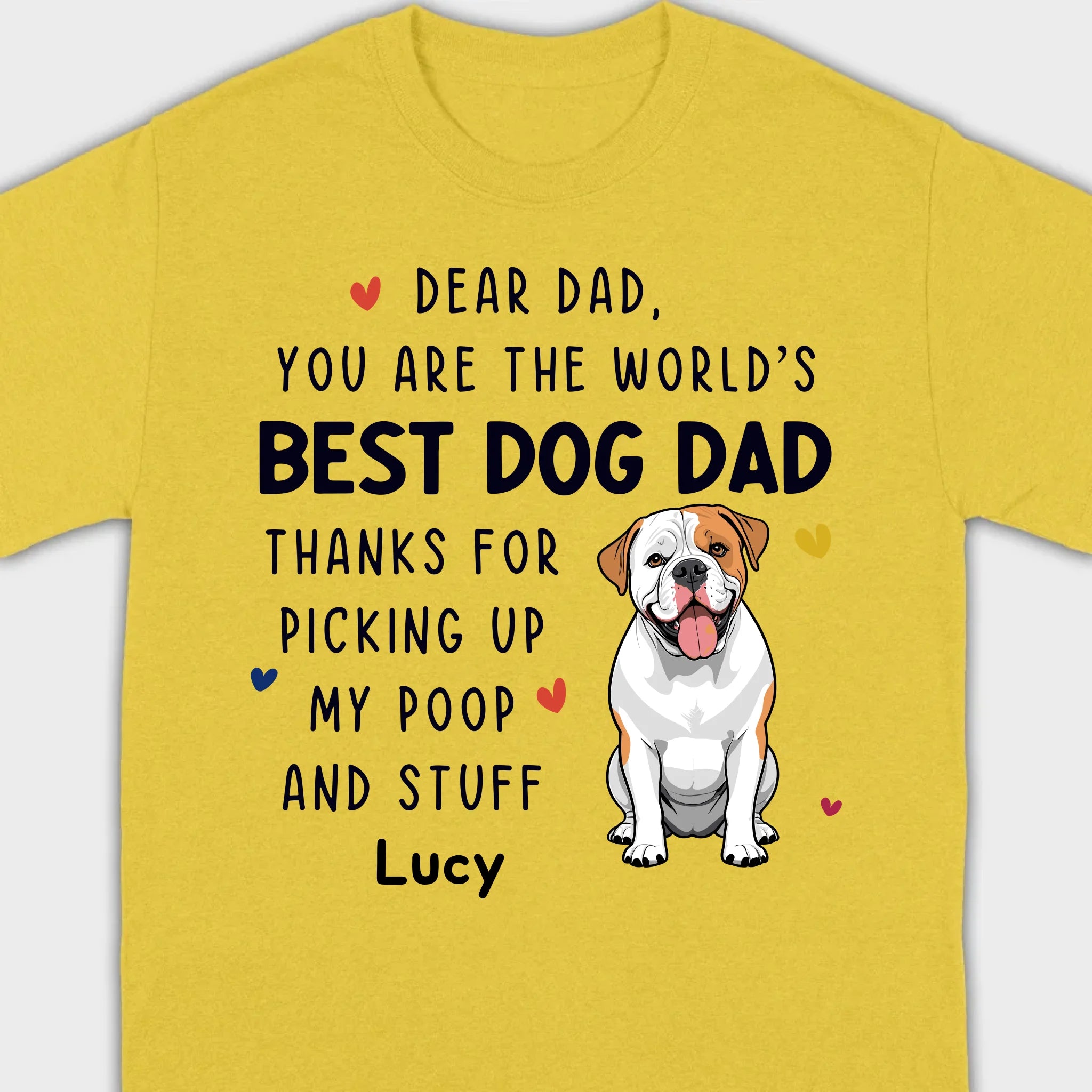 World’s Best Dog T-Shirt – Personalized Love from Your Pet – 89Prints