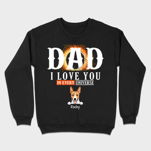 Personalized Dog T-Shirt for Dad - Unique Gift with Custom Name and Icon
