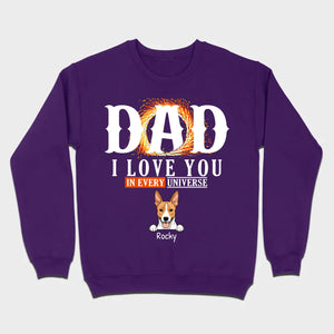Personalized Dog T-Shirt for Dad - Unique Gift with Custom Name and Icon
