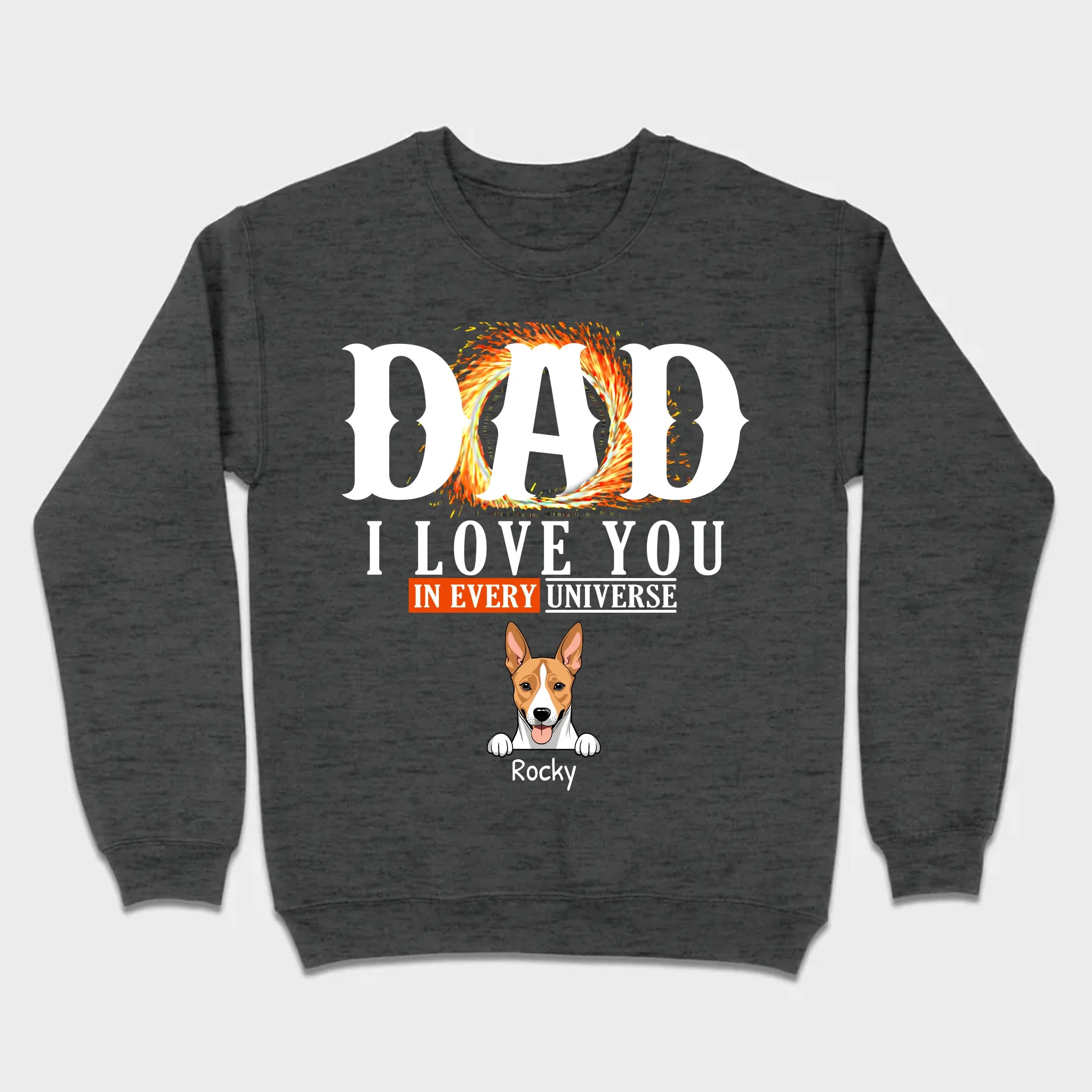 Personalized Dog T-Shirt for Dad - Unique Gift with Custom Name and Icon