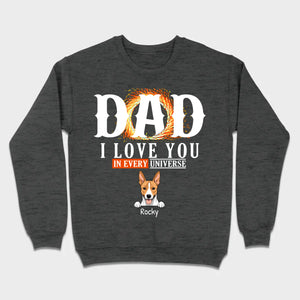 Personalized Dog T-Shirt for Dad - Unique Gift with Custom Name and Icon
