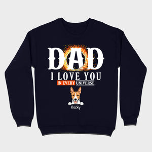 Personalized Dog T-Shirt for Dad - Unique Gift with Custom Name and Icon