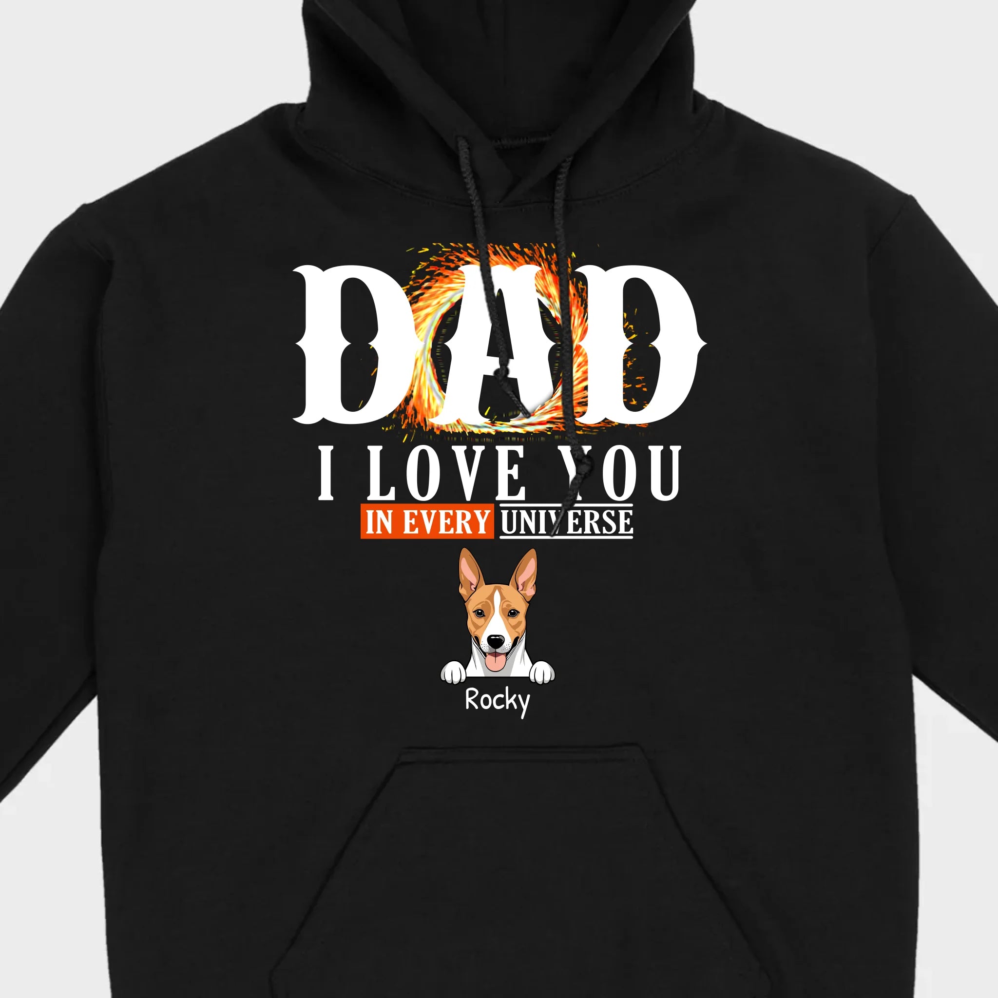 Personalized Dog T-Shirt for Dad - Unique Gift with Custom Name and Icon