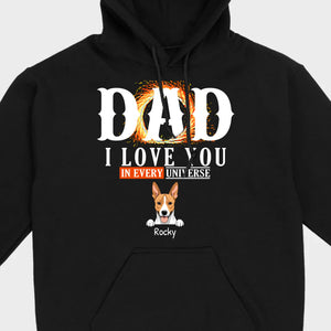 Personalized Dog T-Shirt for Dad - Unique Gift with Custom Name and Icon