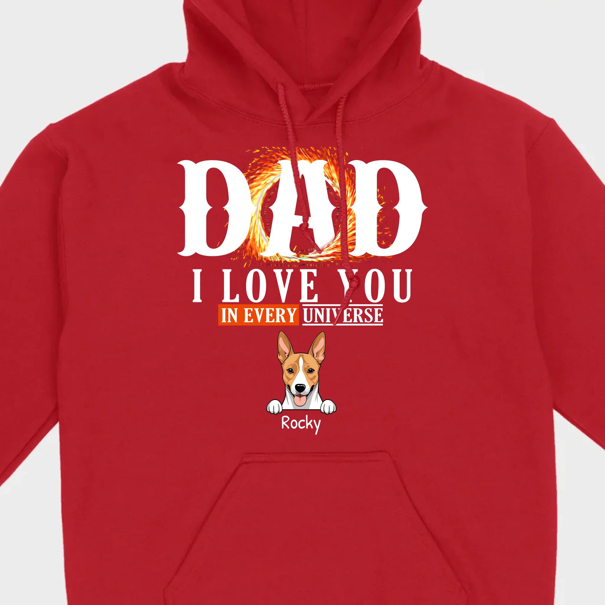 Personalized Dog T-Shirt for Dad - Unique Gift with Custom Name and Icon