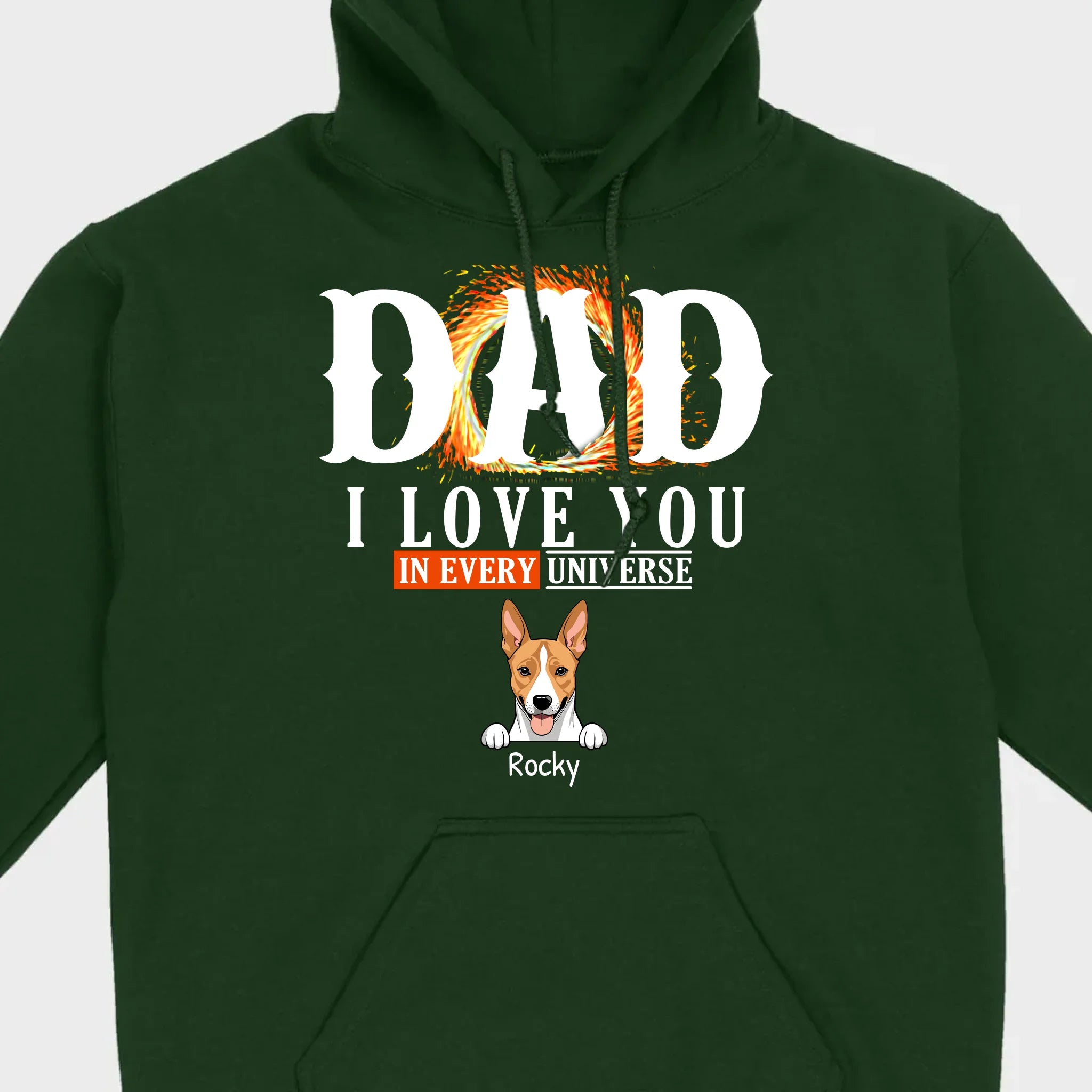 Personalized Dog T-Shirt for Dad - Unique Gift with Custom Name and Icon