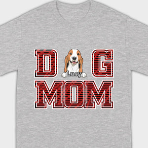 Custom Dog Mom T-Shirt – Personalized with Dog Icons & Names | 89Prints