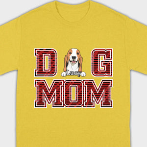 Custom Dog Mom T-Shirt – Personalized with Dog Icons & Names | 89Prints