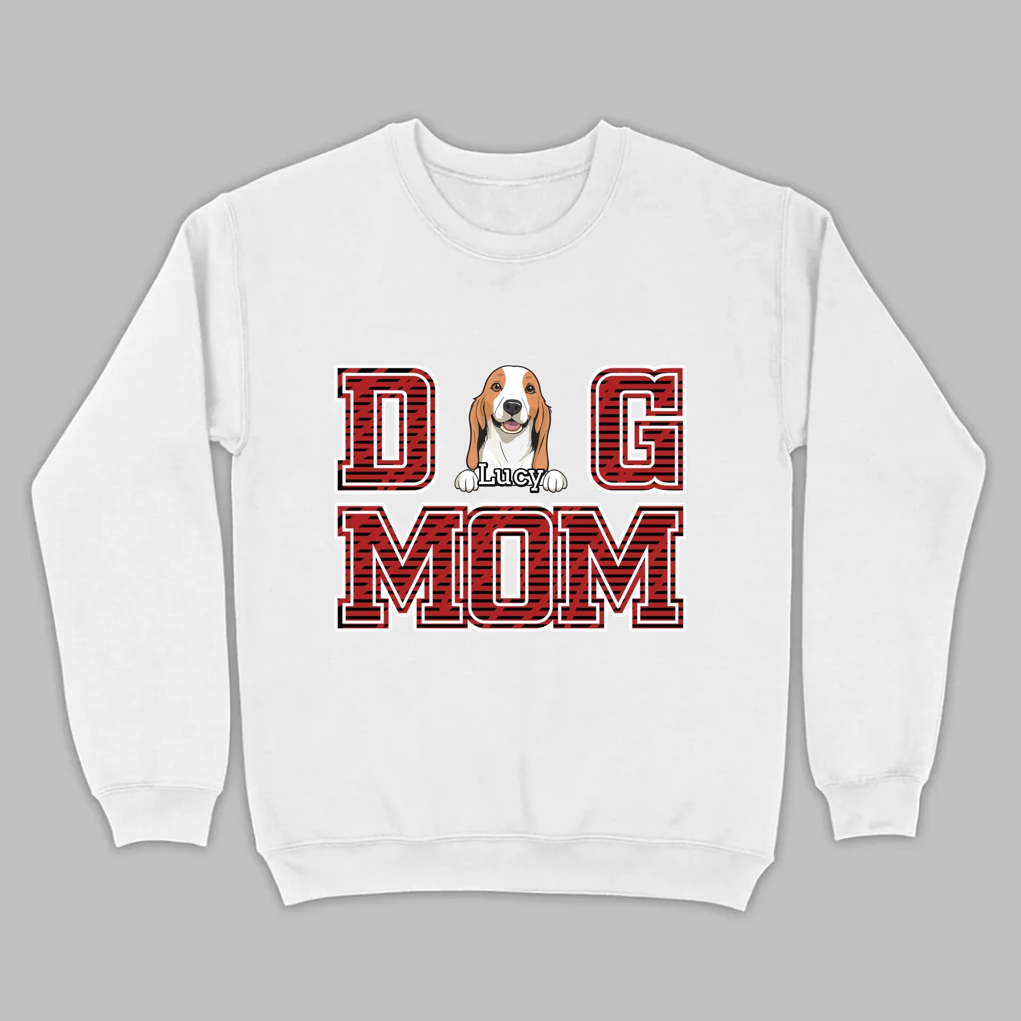 Custom Dog Mom T-Shirt – Personalized with Dog Icons & Names | 89Prints