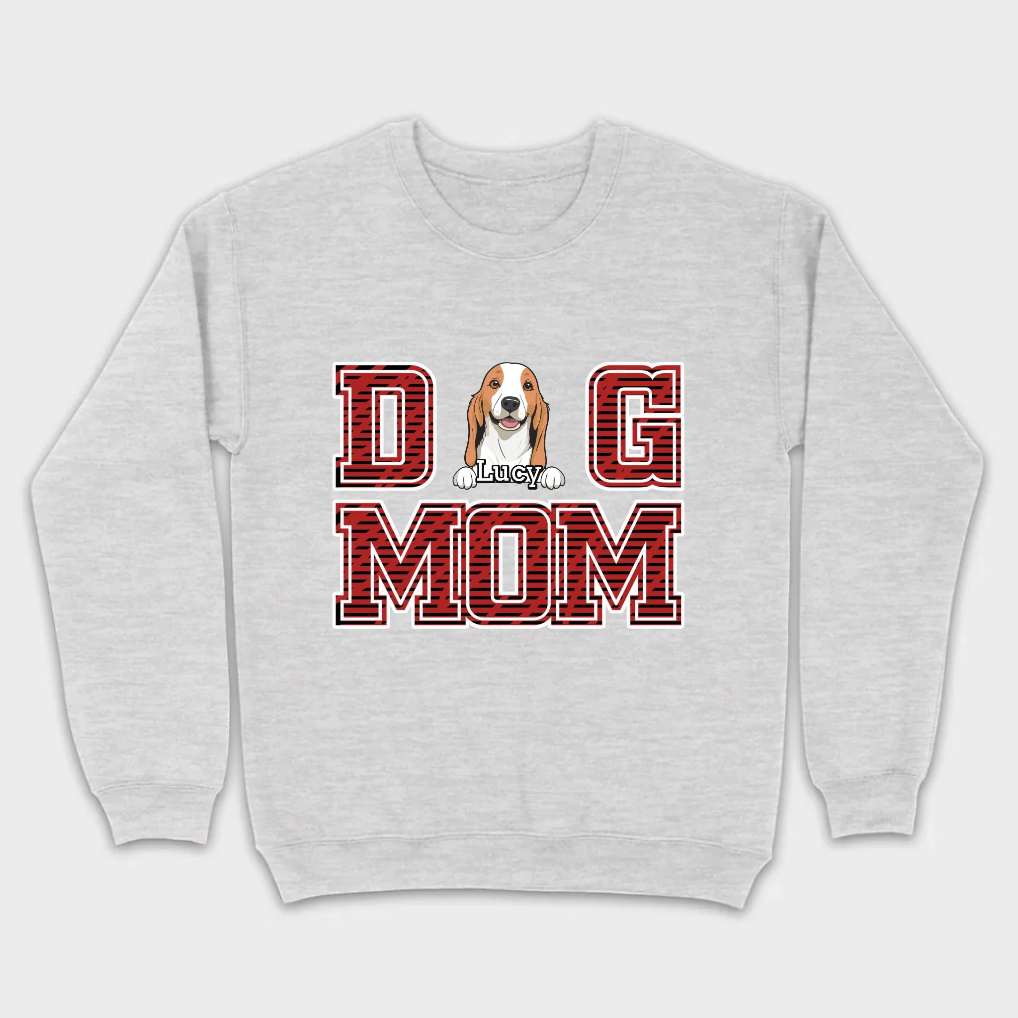 Custom Dog Mom T-Shirt – Personalized with Dog Icons & Names | 89Prints